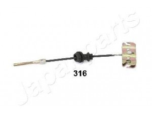 JAPANPARTS BC-316 trosas, stovėjimo stabdys 
 Stabdžių sistema -> Valdymo svirtys/trosai
G03044150, G03044150B