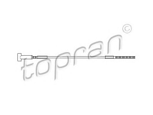 TOPRAN 205 504 trosas, stovėjimo stabdys 
 Stabdžių sistema -> Valdymo svirtys/trosai
05 22 550, 05 22 551, 09127540
