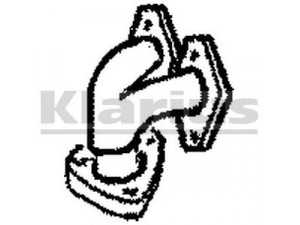 KLARIUS VW449B išleidimo kolektorius 
 Išmetimo sistema -> Išmetimo vamzdžiai
025251217, 025251217, 025251217