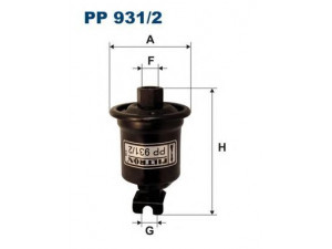 FILTRON PP931/2 kuro filtras 
 Techninės priežiūros dalys -> Papildomas remontas
2330049195, FS123