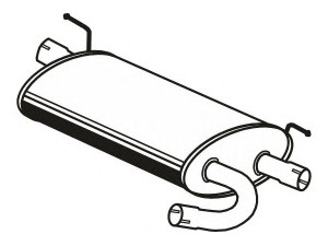 FENNO P2481 galinis duslintuvas 
 Išmetimo sistema -> Duslintuvas
1512858