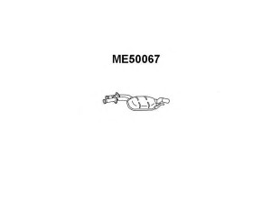 VENEPORTE ME50067 vidurinis duslintuvas 
 Išmetimo sistema -> Duslintuvas
1244900635