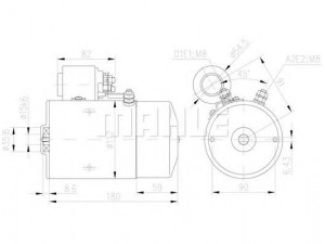 MAHLE ORIGINAL MM 41 elektrovariklis