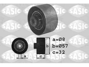 SASIC 1700019 kreipiantysis skriemulys, paskirstymo diržas 
 Diržinė pavara -> Paskirstymo diržas/komplektas -> Laisvasis/kreipiamasis skriemulys
083020, 083061, 9617800980, 9634087880