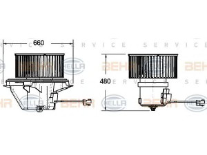 HELLA 8EW 351 044-561 vidaus pūtiklis
85113771