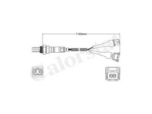 CALORSTAT by Vernet LS140109 lambda jutiklis 
 Išmetimo sistema -> Jutiklis/zondas
60808350, 60578768, 605787680, 60808350