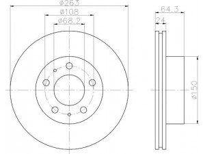 HELLA PAGID 8DD 355 100-461 stabdžių diskas 
 Stabdžių sistema -> Diskinis stabdys -> Stabdžių diskas
1205781, 1229349, 12293494, 1299349