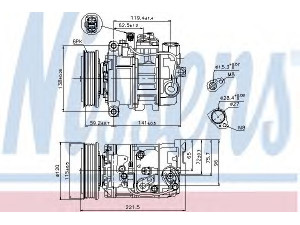 NISSENS 89529 kompresorius, oro kondicionierius 
 Oro kondicionavimas -> Kompresorius/dalys
4H0260805, 4H0260805A, 8E0260805BM
