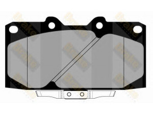Brake ENGINEERING PA1799 stabdžių trinkelių rinkinys, diskinis stabdys 
 Techninės priežiūros dalys -> Papildomas remontas
4106074F90, 4106074F91, 4106074F92