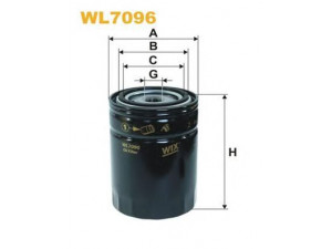 WIX FILTERS WL7096 alyvos filtras 
 Techninės priežiūros dalys -> Techninės priežiūros intervalai
OK14, 105000603000, 119003206101