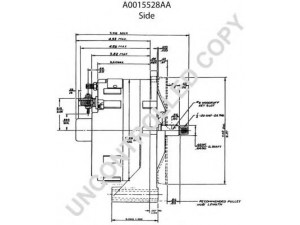 PRESTOLITE ELECTRIC A0015528AA kintamosios srovės generatorius