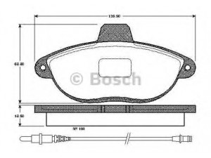 BOSCH 0 986 TB2 295 stabdžių trinkelių rinkinys, diskinis stabdys 
 Techninės priežiūros dalys -> Papildomas remontas
4251 26, 4251 50, 71711135, 77362238