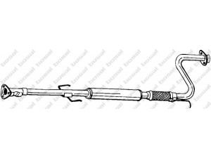 BOSAL 284-213 vidurinis duslintuvas 
 Išmetimo sistema -> Duslintuvas
18220-SV1-A71, 18220-SV4-A31, 18220-SV4-X31