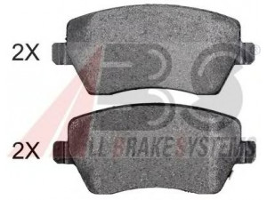 A.B.S. 37873 OE stabdžių trinkelių rinkinys, diskinis stabdys 
 Techninės priežiūros dalys -> Papildomas remontas
D10601HA0A