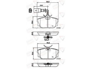 COMLINE ADB11151 stabdžių trinkelių rinkinys, diskinis stabdys 
 Techninės priežiūros dalys -> Papildomas remontas
7D0698451E, 7D0698451G, 7D0698451J