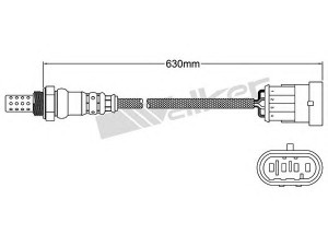 WALKER PRODUCTS 250-24695 lambda jutiklis 
 Išmetimo sistema -> Lambda jutiklis
0046762653, 46750243, 46762653