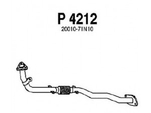 FENNO P4212 išleidimo kolektorius 
 Išmetimo sistema -> Išmetimo vamzdžiai
BM70160, 20010-71N10