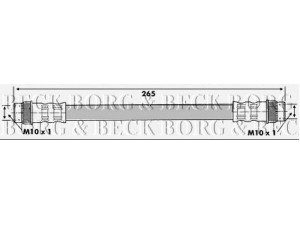BORG & BECK BBH6831 stabdžių žarnelė 
 Stabdžių sistema -> Stabdžių žarnelės
480693, 480693, 7704001950, 7704003931