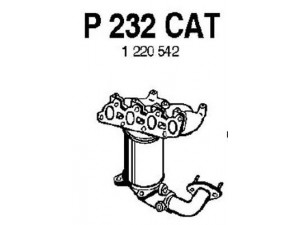 FENNO P232CAT katalizatoriaus keitiklis 
 Išmetimo sistema -> Katalizatoriaus keitiklis
BM91415H, 1113277, 1197934, 1220542