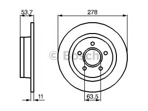 BOSCH 0 986 479 070 stabdžių diskas 
 Dviratė transporto priemonės -> Stabdžių sistema -> Stabdžių diskai / priedai
1362867, 1362868, 2T14 2A315-BC
