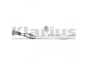 KLARIUS 322326 katalizatoriaus keitiklis 
 Išmetimo sistema -> Katalizatoriaus keitiklis
4486628, 4880241