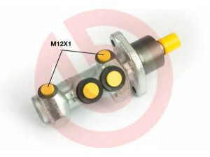 BREMBO M 68 002 pagrindinis cilindras, stabdžiai 
 Stabdžių sistema -> Pagrindinis stabdžių cilindras
7701206898, 010789, 03212044683