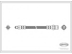 CORTECO 19032481 stabdžių žarnelė 
 Stabdžių sistema -> Stabdžių žarnelės
4604285135