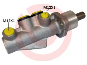 BREMBO M 68 028 pagrindinis cilindras, stabdžiai 
 Stabdžių sistema -> Pagrindinis stabdžių cilindras
7701205405, 010697, 24212217443