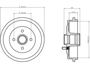 HELLA 8DT 355 302-031 stabdžių būgnas 
 Stabdžių sistema -> Būgninis stabdys -> Stabdžių būgnas
GDB102, GDB103, GDB109, GDB110
