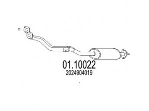 MTS 01.10022 išleidimo kolektorius 
 Išmetimo sistema -> Išmetimo vamzdžiai
2024904019