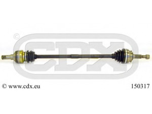 CDX 150317 kardaninis velenas 
 Ratų pavara -> Kardaninis velenas
374070, 374071, 90157211, 90157254