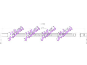 Brovex-Nelson H1316 stabdžių žarnelė 
 Stabdžių sistema -> Stabdžių žarnelės
1205977, 1229100, 12291001, 12291005