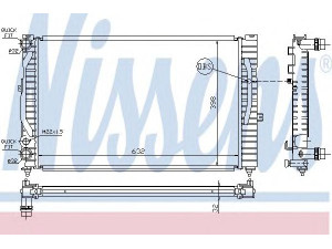 NISSENS 60489 radiatorius, variklio aušinimas 
 Aušinimo sistema -> Radiatorius/alyvos aušintuvas -> Radiatorius/dalys
8D0.121.251 AC, 8D0.121.251 AJ