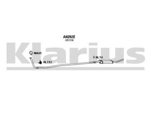 KLARIUS 120198U išmetimo sistema
