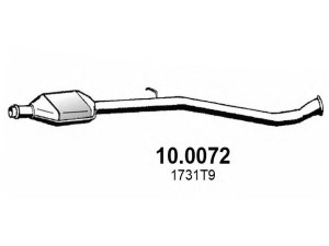 ASSO 10.0072 katalizatoriaus keitiklis 
 Išmetimo sistema -> Katalizatoriaus keitiklis
1731N8, 1731T9, 1731V7, 1731N8