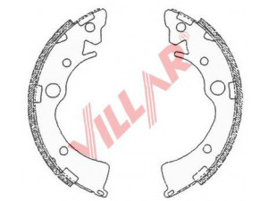 VILLAR 629.0696 stabdžių trinkelių komplektas 
 Techninės priežiūros dalys -> Papildomas remontas
43053SR3A00, 43153S04A01, 43153SR3A01