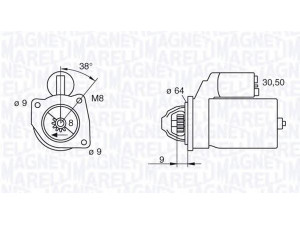 MAGNETI MARELLI 063102018010 starteris 
 Elektros įranga -> Starterio sistema -> Starteris
46231531, 46429594, 46473785, 46518059