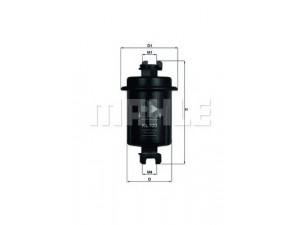 KNECHT KL 123 kuro filtras 
 Filtrai -> Kuro filtras
FE6813480, MB220791, MB220792, MB220793
