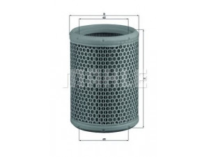 KNECHT LX 130 oro filtras 
 Filtrai -> Oro filtras
224785, 1498434, 5001217, 5002463