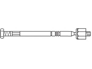 FRAP 4180 skersinės vairo trauklės galas 
 Vairavimas -> Vairo mechanizmo sujungimai
QFK500030