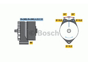 BOSCH 0 120 469 692 kintamosios srovės generatorius
