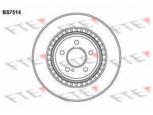 FTE BS7514 stabdžių diskas 
 Stabdžių sistema -> Diskinis stabdys -> Stabdžių diskas
211 423 10 12