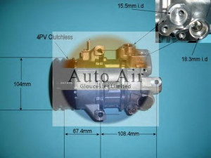 AUTO AIR GLOUCESTER 14-7003 kompresorius, oro kondicionierius 
 Oro kondicionavimas -> Kompresorius/dalys
1222300011
