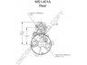 PRESTOLITE ELECTRIC MS1-401A starteris
R0461179, R0461184, 110301, 110301HC
