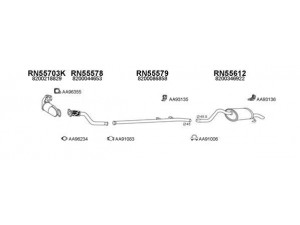 VENEPORTE 550256 išmetimo sistema 
 Išmetimo sistema -> Išmetimo sistema, visa