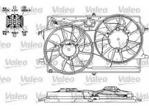 VALEO 696154 elektrovariklis, raditoriaus ventiliatorius 
 Aušinimo sistema -> Radiatoriaus ventiliatorius
1075130