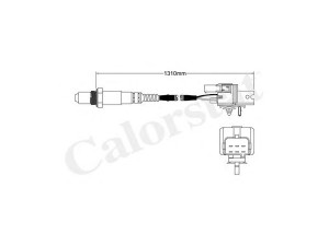 CALORSTAT by Vernet LS150008 lambda jutiklis 
 Variklis -> Variklio elektra
8670279, 86702790, 9470570, 94705700