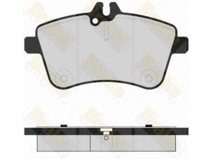 Brake ENGINEERING PA1631 stabdžių trinkelių rinkinys, diskinis stabdys 
 Techninės priežiūros dalys -> Papildomas remontas
1694200120, 1694200820, 1694201220