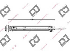 DJ PARTS DS1554GT amortizatorius 
 Pakaba -> Amortizatorius
5531007100