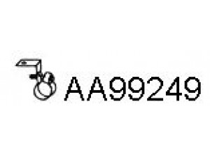 VENEPORTE AA99249 laikantysis rėmas, duslintuvas 
 Dviratė transporto priemonės -> Išmetimo sistema -> Atskiros surinkimo dalys -> Gnybtas
20630C6001